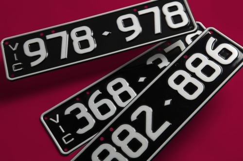 Victorian Numeric Plate Auction 