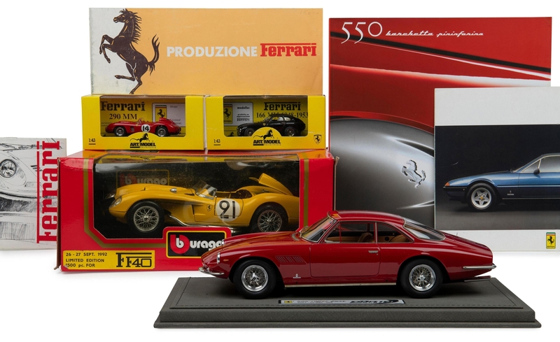 Scale Models Part I &ndash;  &lsquo;Maranello Masterpieces&rsquo; A Single Owner Collection of Ferrari Models, Brochures & Books