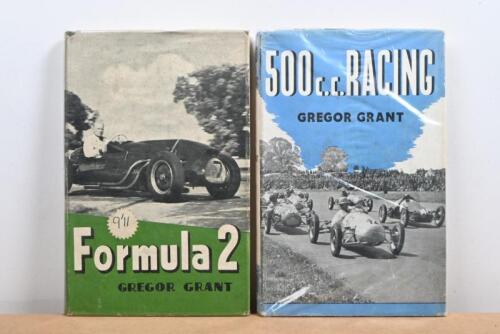 GRANT: Two hardcover books by Gregor Grant - 500c.c. RACING' & 'Formula 2'