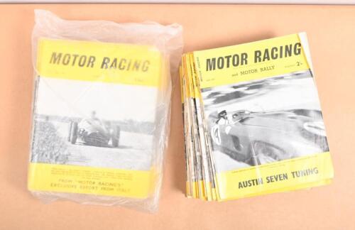MOTOR SPORT: A quantity of 'MOTOR RACING' magazines - Official Organ of the British Racing & Sports Car Club. Year range of 1954 - 1965