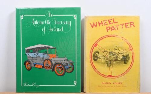 IRISH MOTORING/RACING: Two hardcover books detailing Irish motoring and motor sport. First Edition of 'WHEEL PATTER' by Dudley Colley