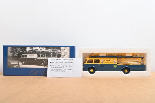 MASERATI: A 1:43 scale Old Cars Fiat Bartoletti (Maserati) Racing Car Transporter Tipo 642 (ART. 56100)