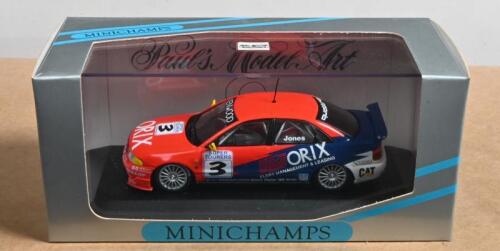 AUDI: A 1:43 scale MINICHAMPS Audi A4, Australia Class 2, Team Orix livery. As raced by Brad Jones
