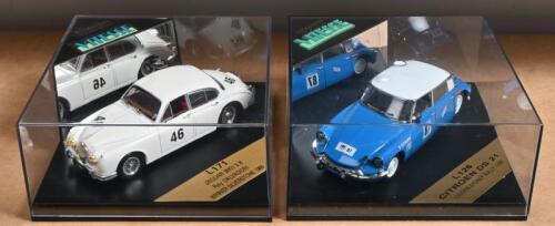 RACING DIECAST: Two 1:43 scale LIMITED EDITION VITESSE models. CITROEN DS 21 (L126), numbered 2187/5000 & JAGUAR MKII 3.8 (L171), numbered 3290/4000