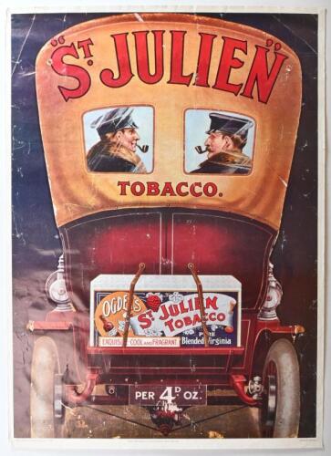 ST.JULIEN TOBACCO: A colour St. JULIEN TOBACCO reproduction poster
