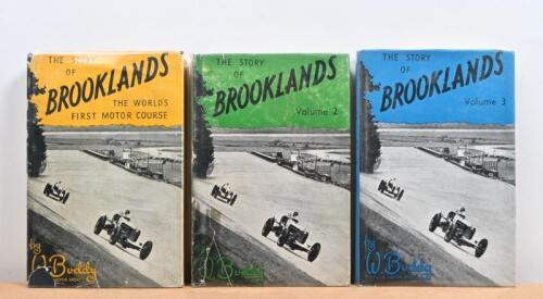 BROOKLANDS: A three volume set - 'BROOKLANDS' - by W.Boddy, Volume I - III Published 1948 to 1950