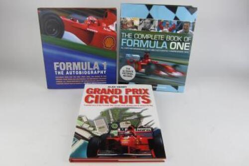 FORMULA 1: Three reference books on F1 and Grand Prix circuits