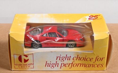 FERRARI: A 1:43 scale Bburago Ferrari F40 in rare MARCHESINI GROUP display box