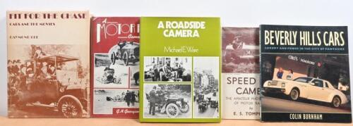 PHOTOGRAPHY/MOVIES: A collection of books detailing motor racing/motoring photography and cars in movies. 'SPEED CAMERA - THE AMATEUR PHOTOGRAPHY OF MOTOR RACING' by E. S. TOMPKINS, published 1946