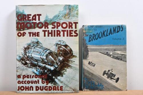 1930s MOTOR SPORT: Two hardcover books detailing motor sport in the 1930's. 'Great Motor Sport of the Thirties' hardcover book by John Dugdale