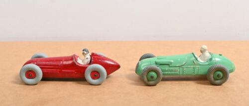 DINKY: Two Dinky Toys Grand Prix racing cars. Dinky Toys 232 Alfa-Romeo & 235 H.W.M