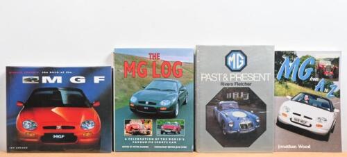 MG: Four hardcover books detailing MG history. 'MG PAST & PRESENT' by Rivers Fletcher