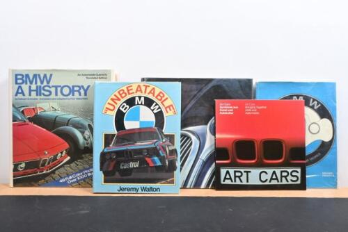 BMW: Five publications detailing BMW history and motor cars. '"UNBEATABLE" BMW' by Jeremy Walton