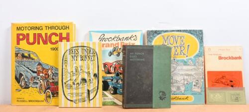 BROCKBANK/MR PUNCH: A collection of books by Russell Brockbank and MR PUNCH. 'Brockbank's Grand Prix' hardcover book by Russell Brockbank