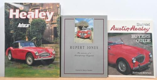 AUSTIN HEALEY: Three books detailing Austin Healey cars and history. 'Healey' compiled by Peter Garnier