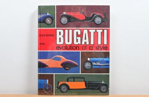 BUGATTI: 'BUGATTI - evolution of a style' hardcover book by Paul Kestler