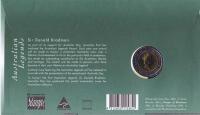DON BRADMAN: A 1997 PNC Sir Don Bradman $5 coin and stamp cover first day of issue, autographed by Don Bradman - 2