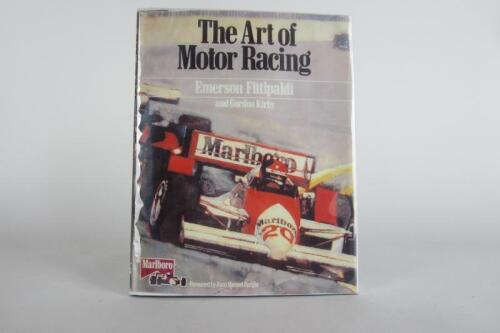 FITTIPALDI: 'The Art of Motor Racing' hardcover book. Emerson Fittipaldi signature.