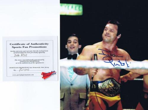 IVAN PUTSKI: A colour picture of Ivan Putski, autographed with COA