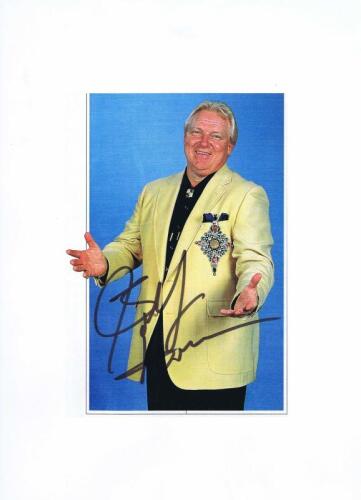 BOBBY HEENAN: A autographed picture featuring Bobby 'The Brain' Heenan