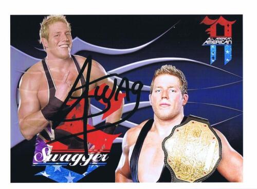 JACK SWAGGER: A autographed colour picture, featuring Jack Swagger