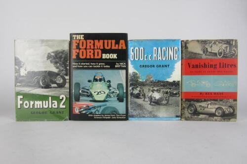 RACING CARS: A collection of hardcover books detailing smaller capacity racing cars.