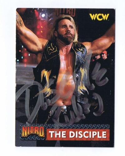 THE DISCIPLE: A Topps WCW trading card, autographed by The Disciple