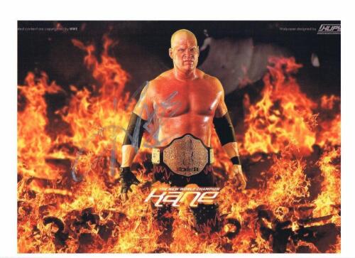 KANE: A autographed colour picture of 'Kane' autographed by Glenn Jacobs