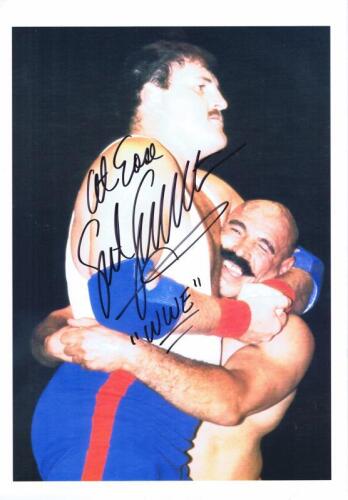 SGT. SLAUGHTER: A colour picture of SGT. Slaughter, with autograph