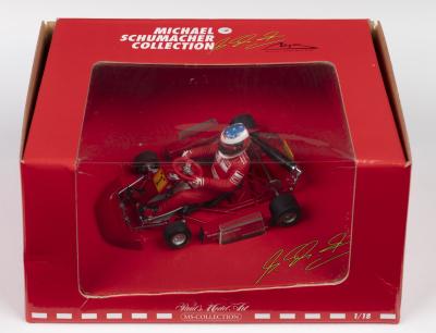 GO KART: A Paul's Model Art 'Michael Schumacher Collection' 1:18 scale Go Kart