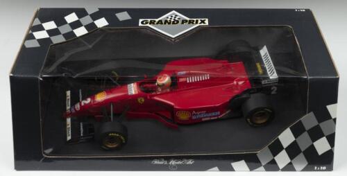 412T2: A Paul's Model Art 1:18 scale Ferrari 412 T2 as tested by Eddie Irvine during pre-season