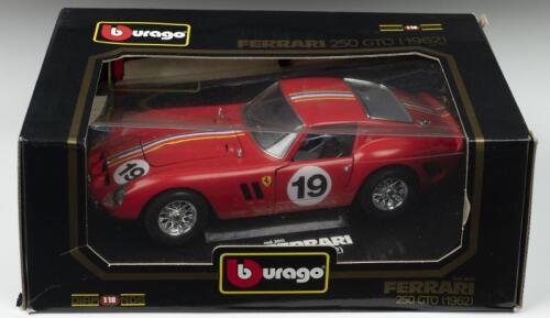250 GTO: A Bburago 1:18 scale FERRARI 250 GTO (1962) as raced at Le Mans, 1962 (cod.3011)