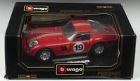 250 GTO: A Bburago 1:18 scale FERRARI 250 GTO (1962) as raced at Le Mans, 1962 (cod.3011)