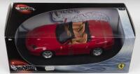550 BARCHETTA: A Hot Wheels 1:18 scale Ferrari 550 Barchetta Pininfarina (29441). Red