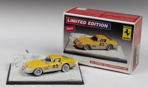 275 GTB/4: A Limited Edition M4 and MICROWORLD PRODUCTION 1:43 scale "RALLY MONTECARLO 1966" diorama (9601)