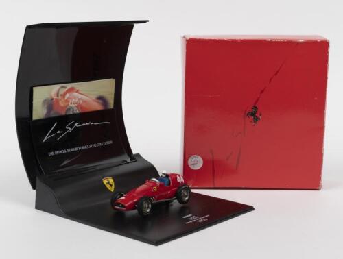 625: A 1:43 scale VITESSE GROUP 1954 Ferrari 625 as raced by Maurice Trintignant (LSF13). La Storia Collection