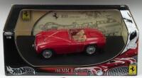166 MM: A Hot Wheels Ferrari 166 MM Barchetta in 1:18 scale (B6054). Sealed box