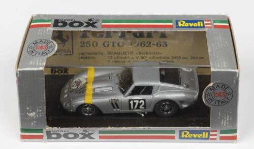 250 GTO: A MODEL box 1:43 scale Ferrari 250 GTO as raced at "TOUR DE FRANCE" (8458)
