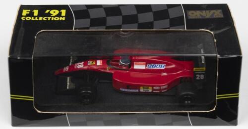 643 F1-91: A ONYX MODEL CARS F1 '91 COLLECTION 1:43 scale FERRARI 643 F1-91 as raced by Jean Alesi (122)
