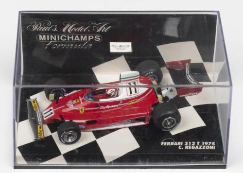 312 T: A Paul's Model Art/MINICHAMPS 1975 Ferrari 312 T as raced by Clay Regazzoni