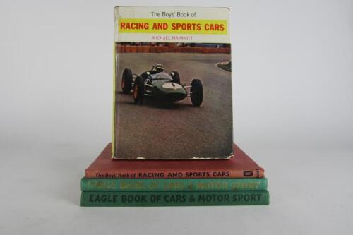 MOTORSPORT: A group of 'Eagle Book' and 'The Boys' Book of Racing and Sports Cars' books.