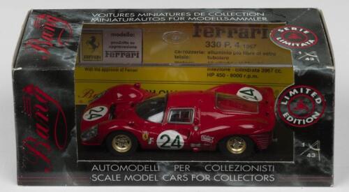 330 P.4: A Limited Edition Bang Model 1967 Ferrari 330 P.4 as raced at Daytona 1967 (1019). Limited Edition of 5,000 models. Numbered '2039'