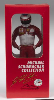 SCHUMACHER: A MINICHAMPS 1:18 scale 1998 Michael Schumacher figurine