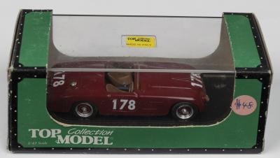 166: A TOP MODEL Collection 1:43 scale Ferrari 166 Spider Allemano as raced at 1948 Mille Miglia (TMC 095)