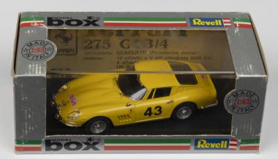 275 GTB/4: A MODEL box 1:43 scale FERRARI 275 GTB4 in "Rally M.Carlo 66" livery (8429)