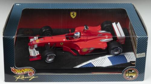 F1-2000: A Hot Wheels Launch Edition 1:18 scale Ferrari F1-2000 as raced by Rubens Barrichello (28659)