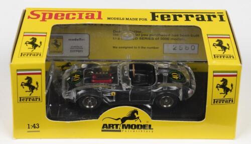 500 TRC: A Limited Series ART MODEL 1:43 scale FERRARI 500 TRC commemorating 40 years of the 1956 Ferrari 500 TRC (ARTS04). Limited Series of 3000 models, numbered '2580'