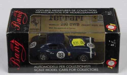 250 SWB: A Bang model FERRARI 250 SWB "LE MANS 61" in dark blue (7083)