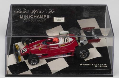 312 T: A Paul's Model Art/MINICHAMPS 1:43 scale 1975 FERRARI 312 T as raced by Niki Lauda