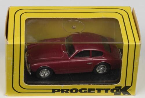 225 S: A PROGETTO K 1:43 scale FERRARI 225 C STRADALE (035R) in metallic burgundy